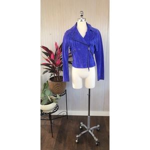 UO Suede Fringe Jacket